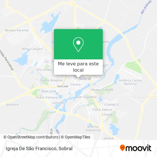 Igreja De São Francisco mapa