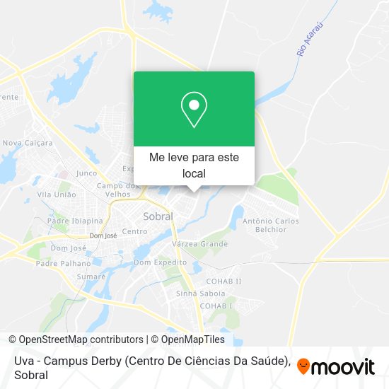 Uva - Campus Derby (Centro De Ciências Da Saúde) mapa
