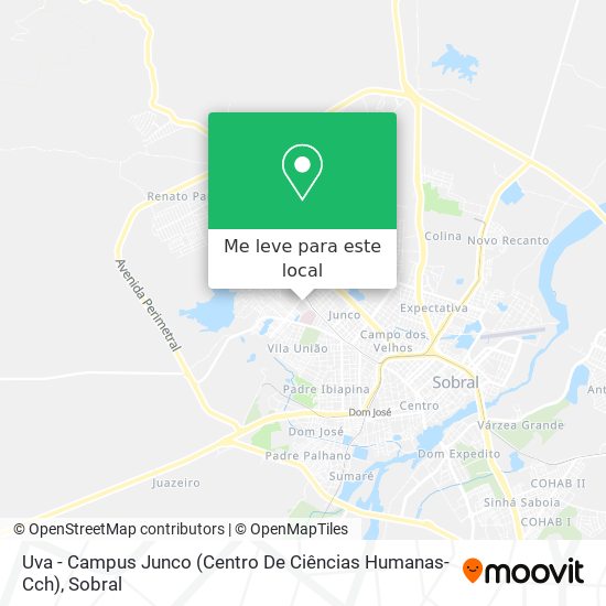 Uva - Campus Junco (Centro De Ciências Humanas-Cch) mapa