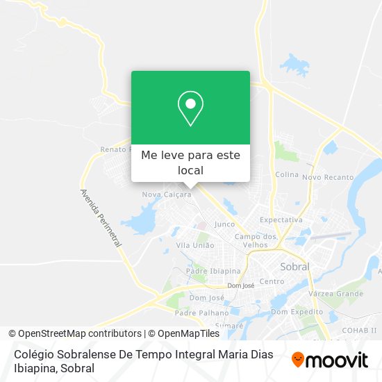 Colégio Sobralense De Tempo Integral Maria Dias Ibiapina mapa