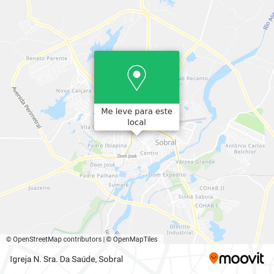 Igreja N. Sra. Da Saúde mapa