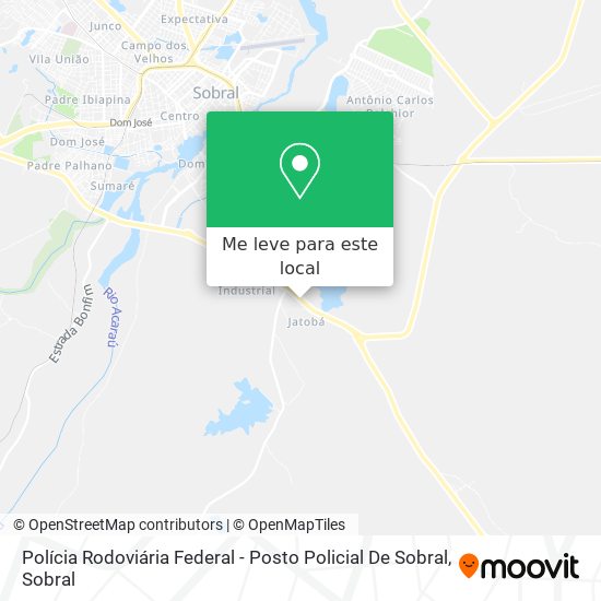 Polícia Rodoviária Federal - Posto Policial De Sobral mapa