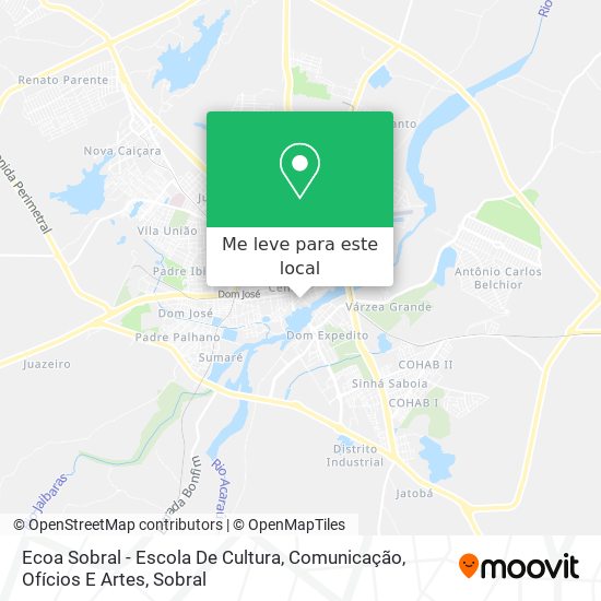 Ecoa Sobral - Escola De Cultura, Comunicação, Ofícios E Artes mapa