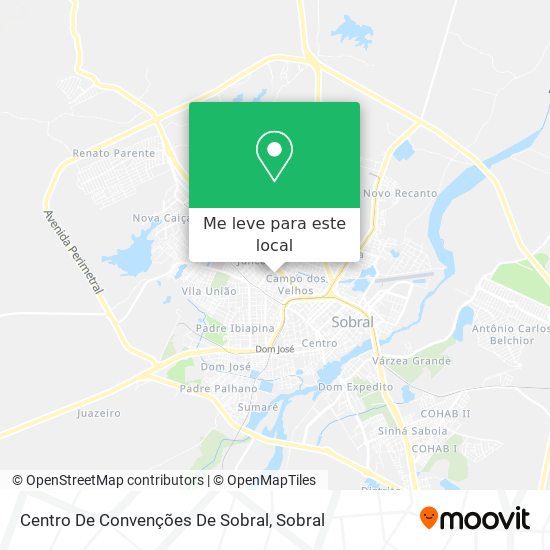 Centro De Convenções De Sobral mapa