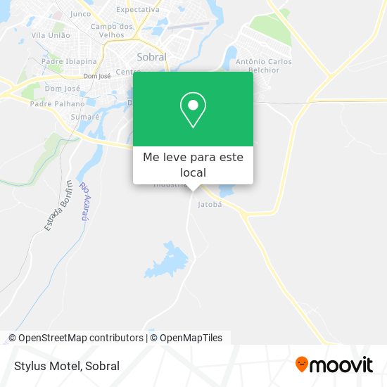 Stylus Motel mapa