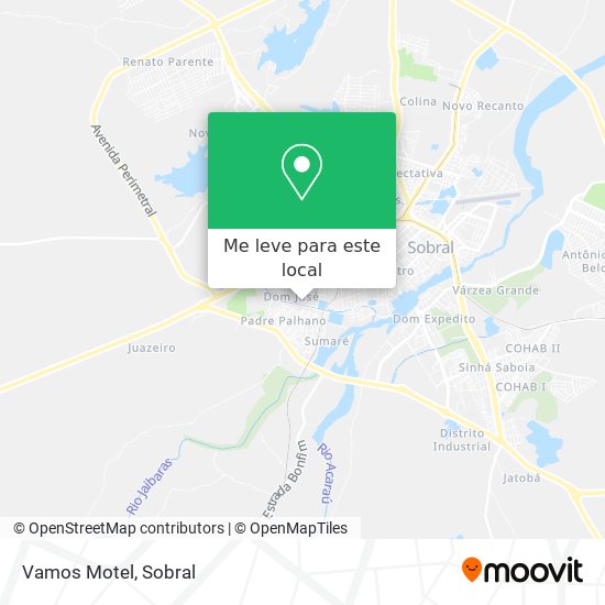 Vamos Motel mapa