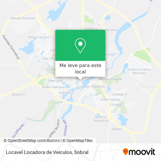 Locavel Locadora de Veículos mapa