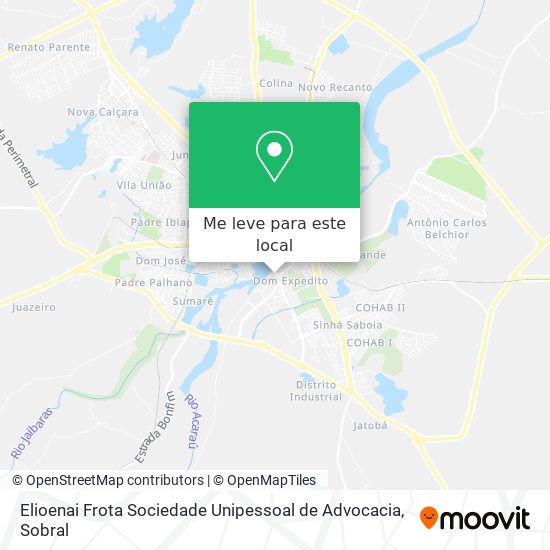 Elioenai Frota Sociedade Unipessoal de Advocacia mapa