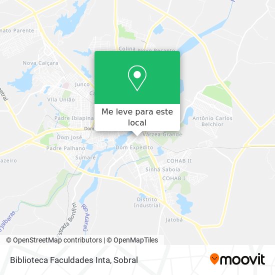 Biblioteca Faculdades Inta mapa