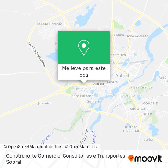 Construnorte Comercio, Consultorias e Transportes mapa