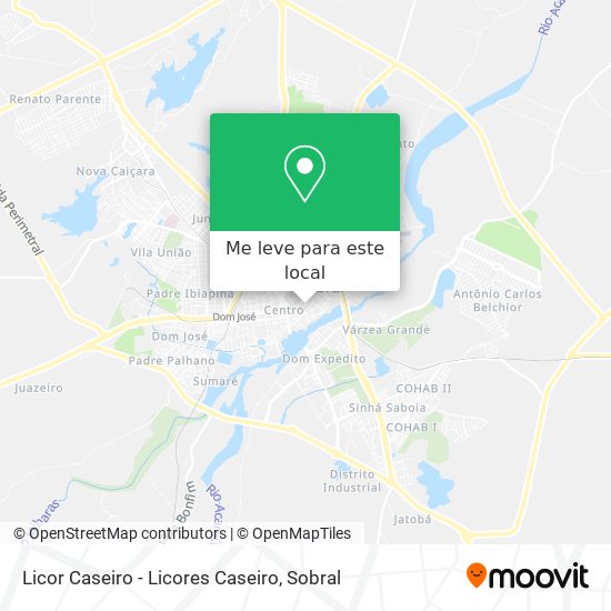 Licor Caseiro - Licores Caseiro mapa