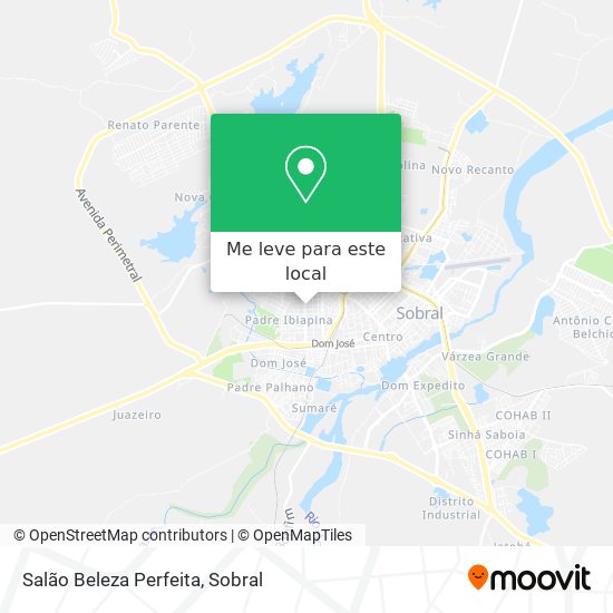 Salão Beleza Perfeita mapa