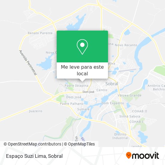 Espaço Suzi Lima mapa