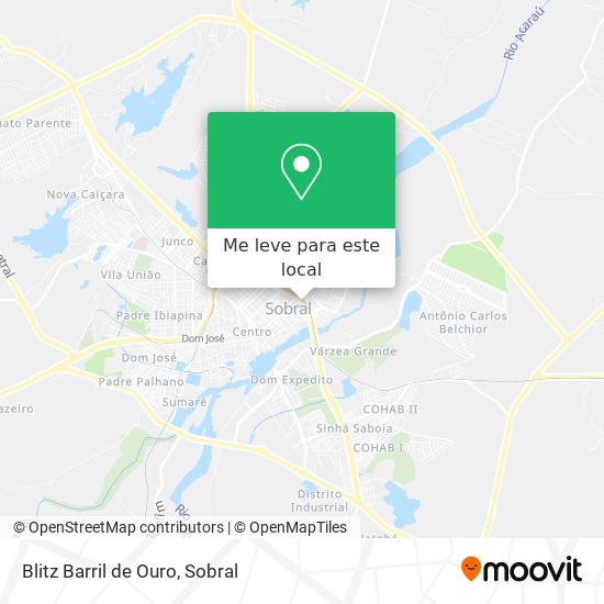 Blitz Barril de Ouro mapa