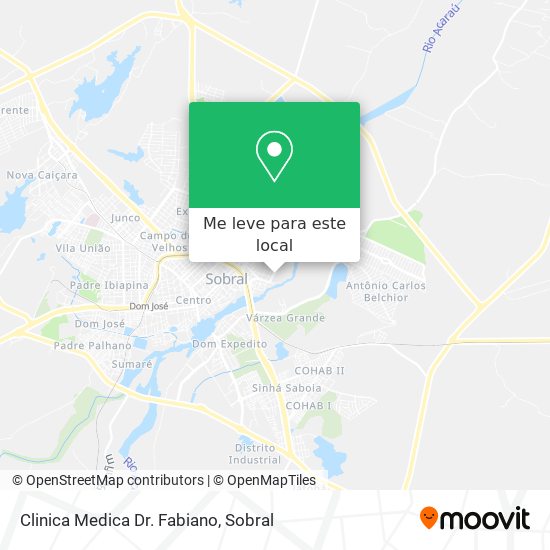 Clinica Medica Dr. Fabiano mapa
