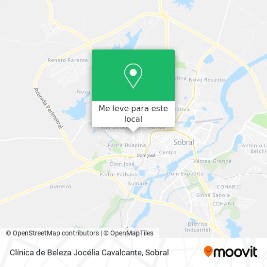 Clínica de Beleza Jocélia Cavalcante mapa