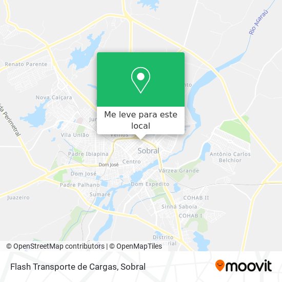 Flash Transporte de Cargas mapa