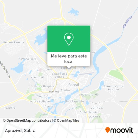 Aprazível mapa
