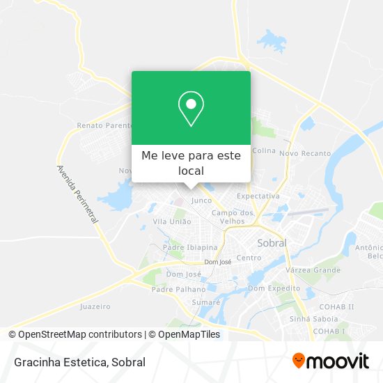 Gracinha Estetica mapa