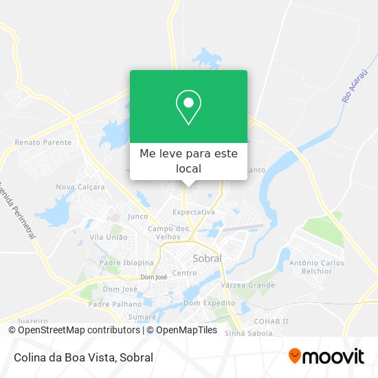 Colina da Boa Vista mapa