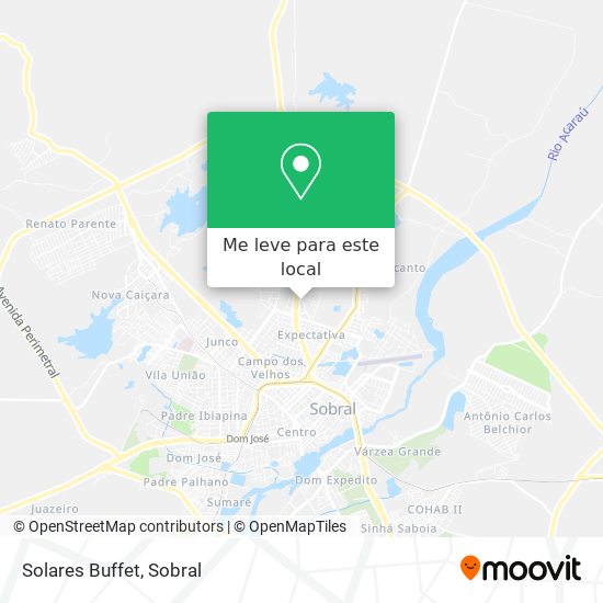 Solares Buffet mapa