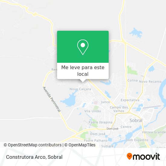 Construtora Arco mapa