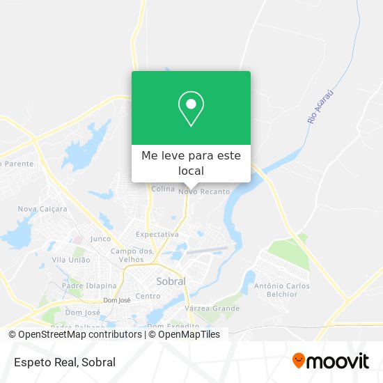 Espeto Real mapa