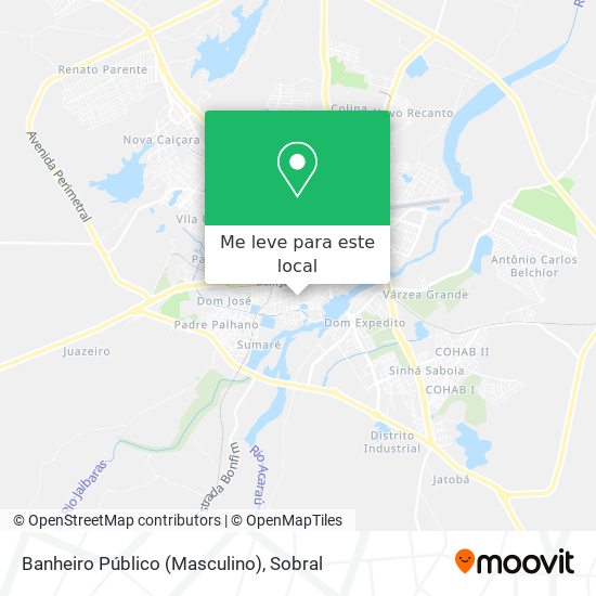 Banheiro Público (Masculino) mapa