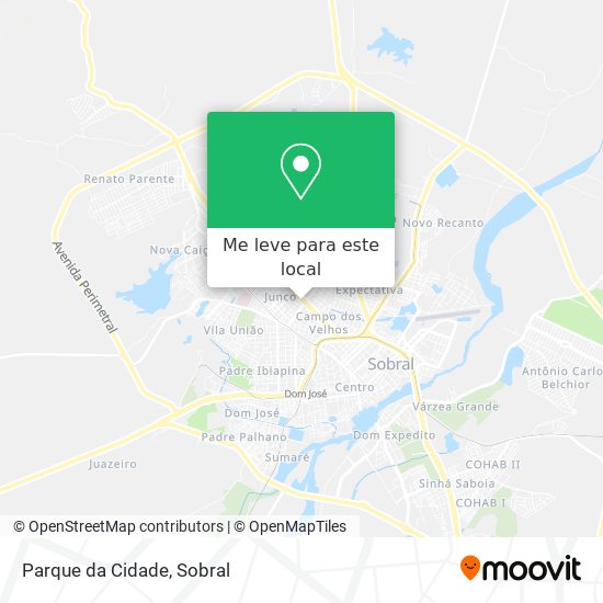 Parque da Cidade mapa