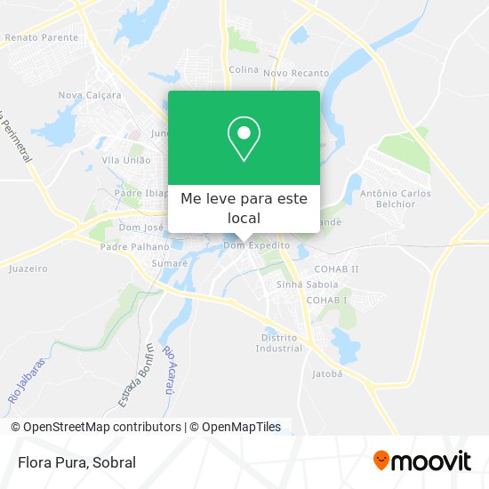Flora Pura mapa