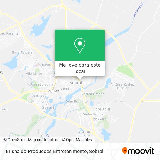 Erisnaldo Producoes Entretenimento mapa
