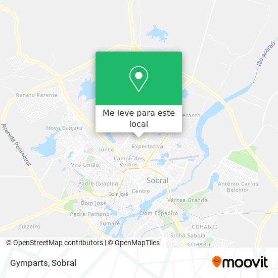 Gymparts mapa