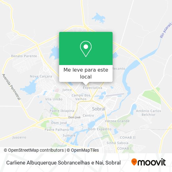 Carliene Albuquerque Sobrancelhas e Nai mapa