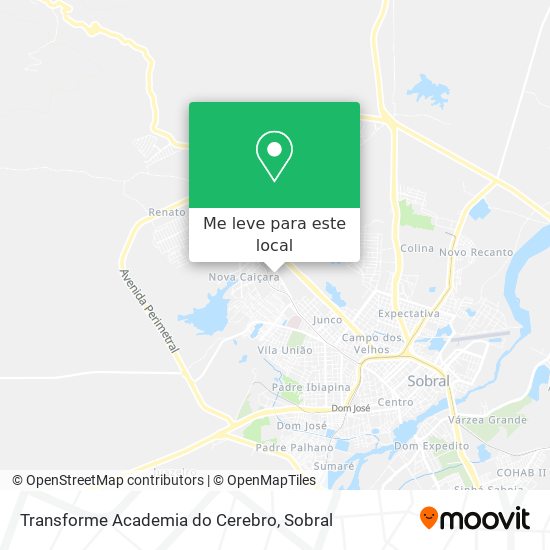 Transforme Academia do Cerebro mapa