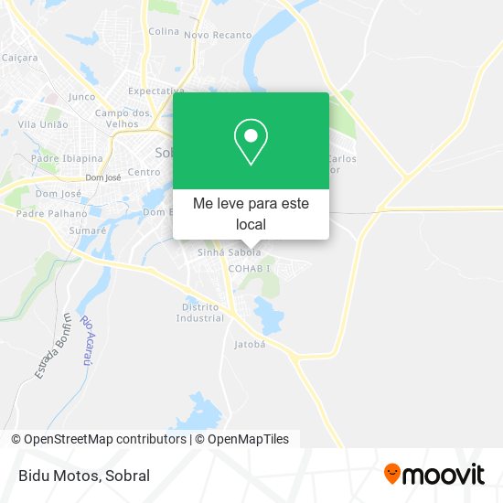 Bidu Motos mapa