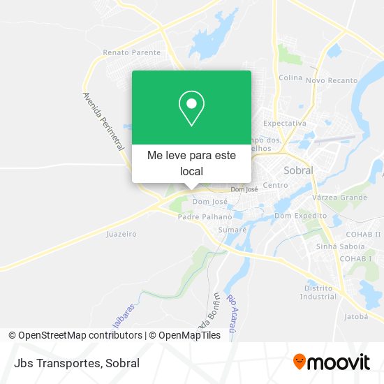 Jbs Transportes mapa