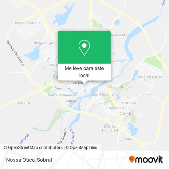 Nossa Otica mapa