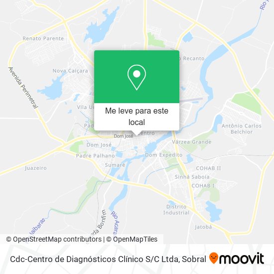 Cdc-Centro de Diagnósticos Clínico S / C Ltda mapa