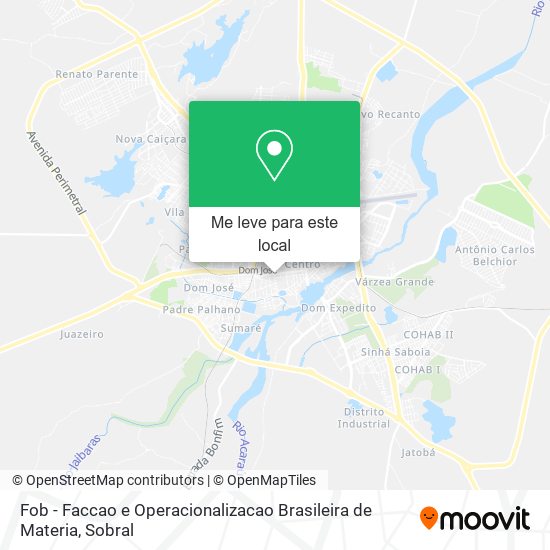 Fob - Faccao e Operacionalizacao Brasileira de Materia mapa