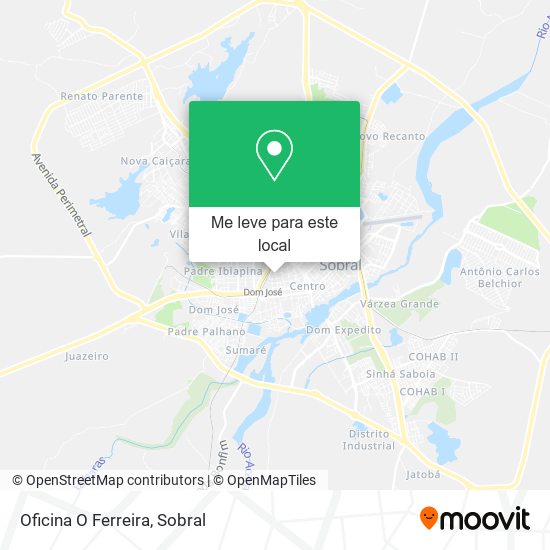 Oficina O Ferreira mapa