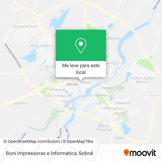 Boni Impressoras e Informatica mapa