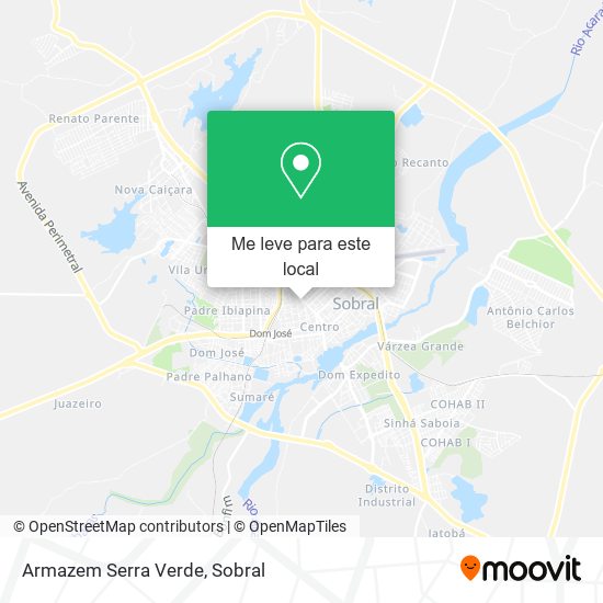Armazem Serra Verde mapa