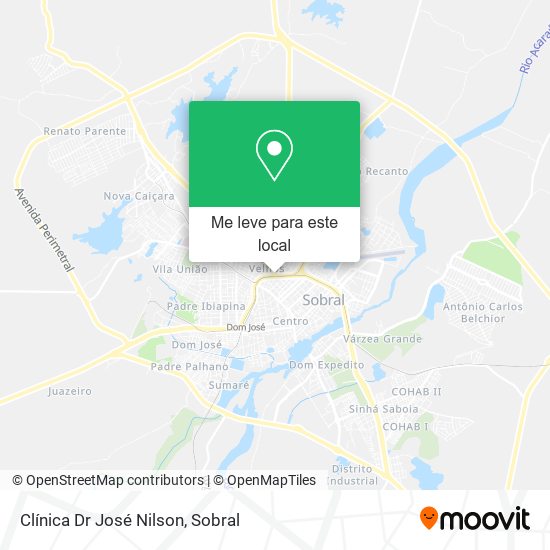 Clínica Dr José Nilson mapa