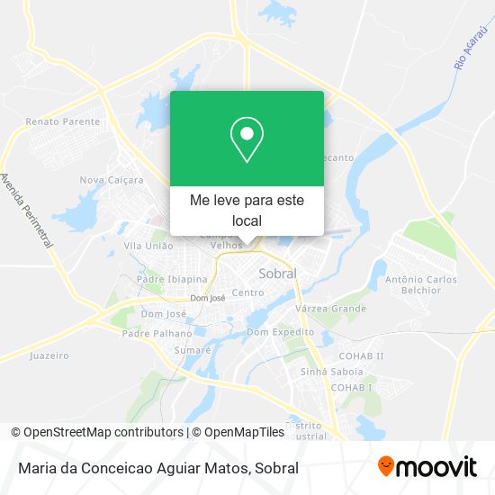 Maria da Conceicao Aguiar Matos mapa