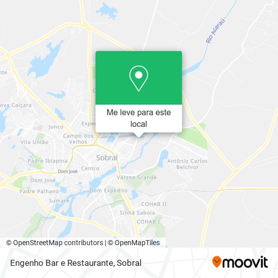 Engenho Bar e Restaurante mapa