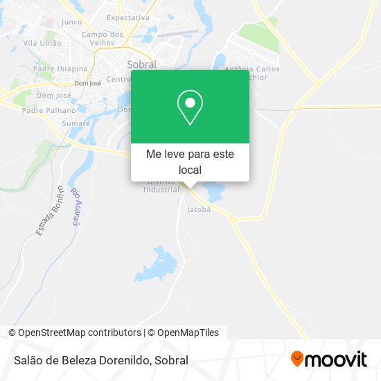 Salão de Beleza Dorenildo mapa