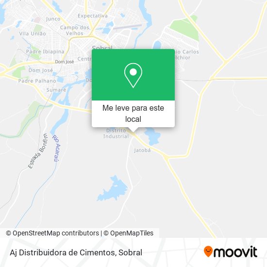 Aj Distribuidora de Cimentos mapa