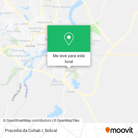 Pracinha da Cohab I mapa