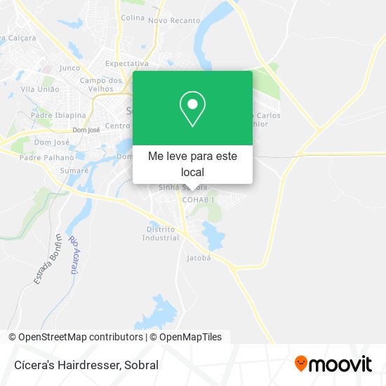 Cícera's Hairdresser mapa