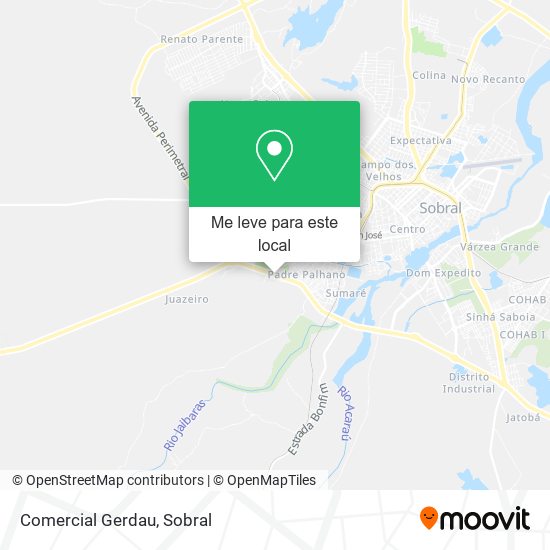 Comercial Gerdau mapa